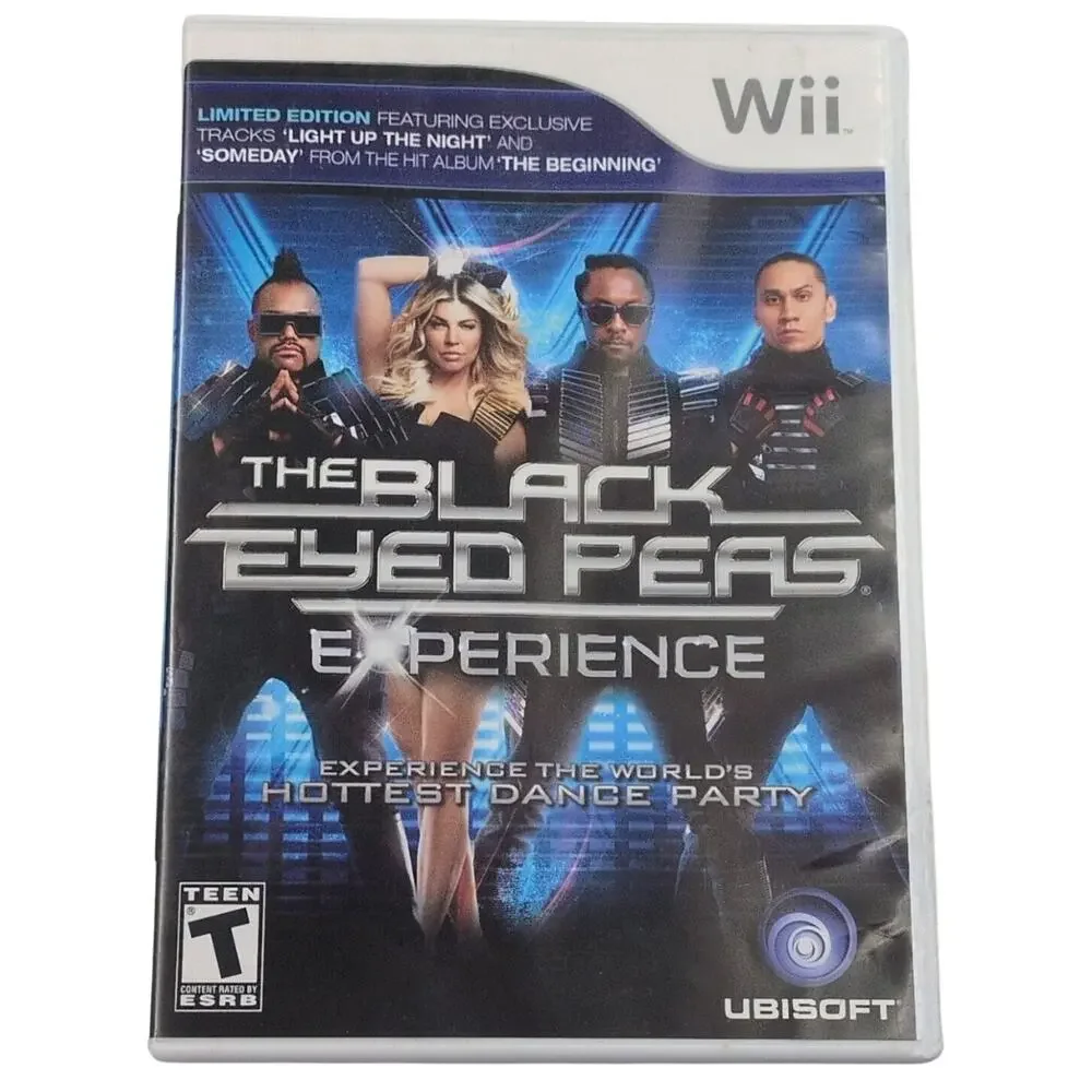 Black Eyed Peas Experience Limited Edition Nintendo Wii Video Game Dance Party